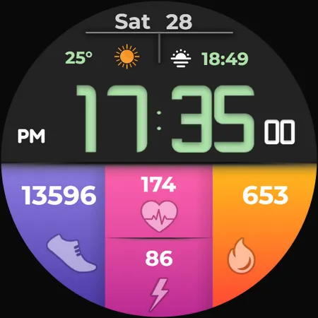 Vera Digital Watch Face screenshot 37