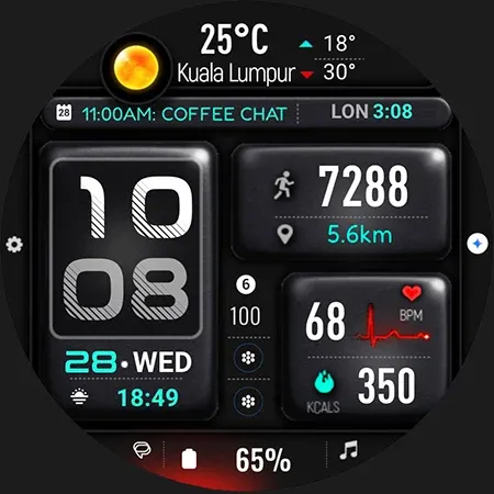 ML2U 382 Tactix Watch Face screenshot 25