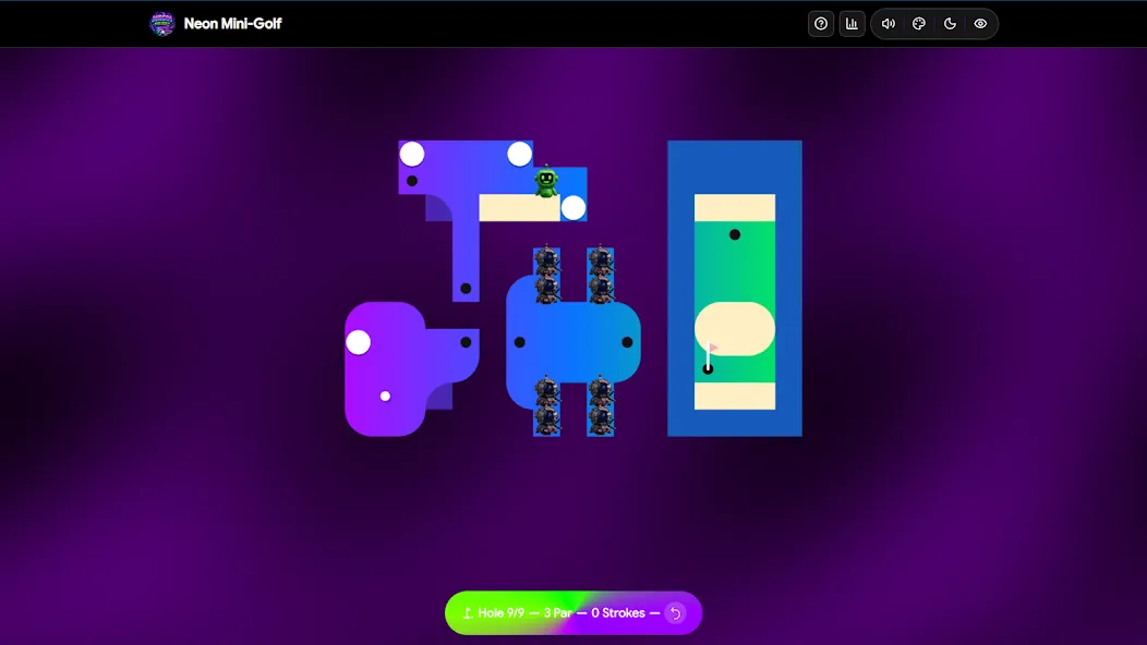 Neon Mini Golf Offline No Wifi screenshot 26