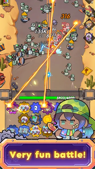 Gears Tower Defense: Merge TD screenshot 2