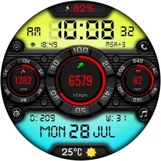 DIGI SPONIDY CTS38 Watch face screenshot 21
