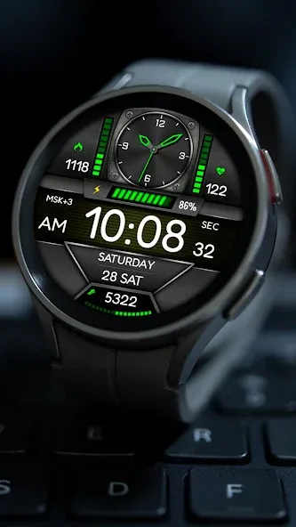Sport KSOL URX100 Watch face screenshot 3