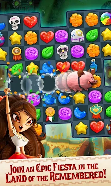 Sugar Smash: Book of Life screenshot 2