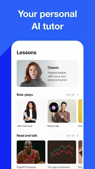Speak English with Loora AI screenshot 2