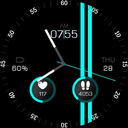 Key065 Analog Watch Face screenshot 25