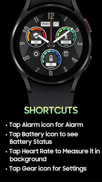 IA76 Analog Watchface screenshot 3