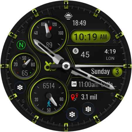 CLA024 Hybrid Watch Face screenshot 18