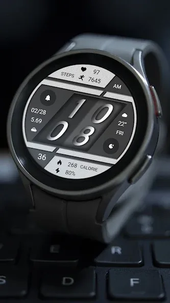 Diagonal Grey ZKin Watch screenshot 5