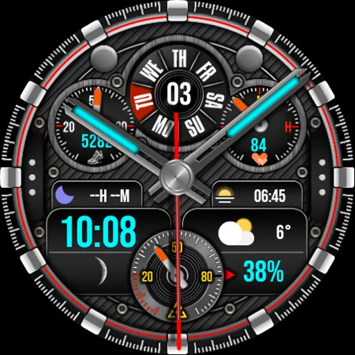 Hybrid Watch Face MB382 screenshot 19