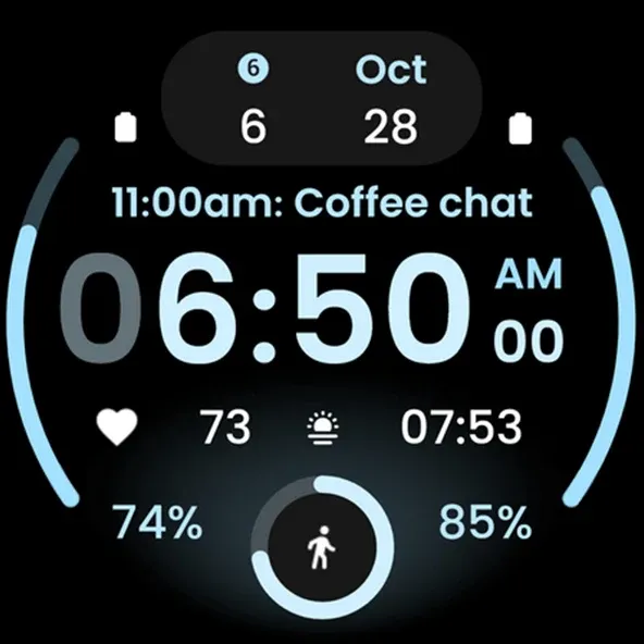 React 2: Watch face screenshot 9