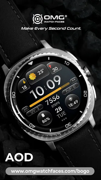 OMG 452 - Digital Watch Face screenshot 6