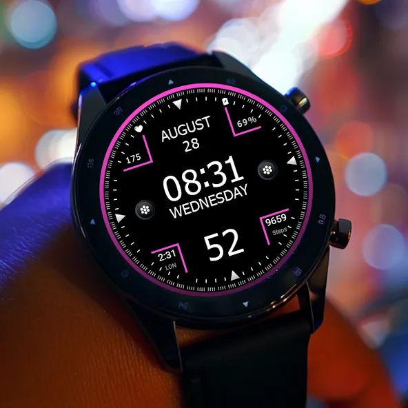 Key WF27 Digital Watch Face screenshot 2