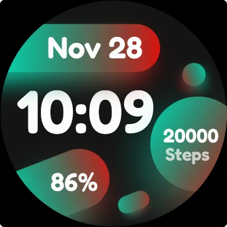 Simple Glob Watch Face screenshot 12