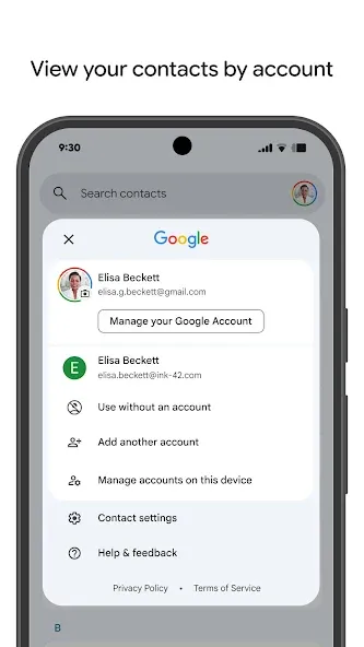 Contacts screenshot 3