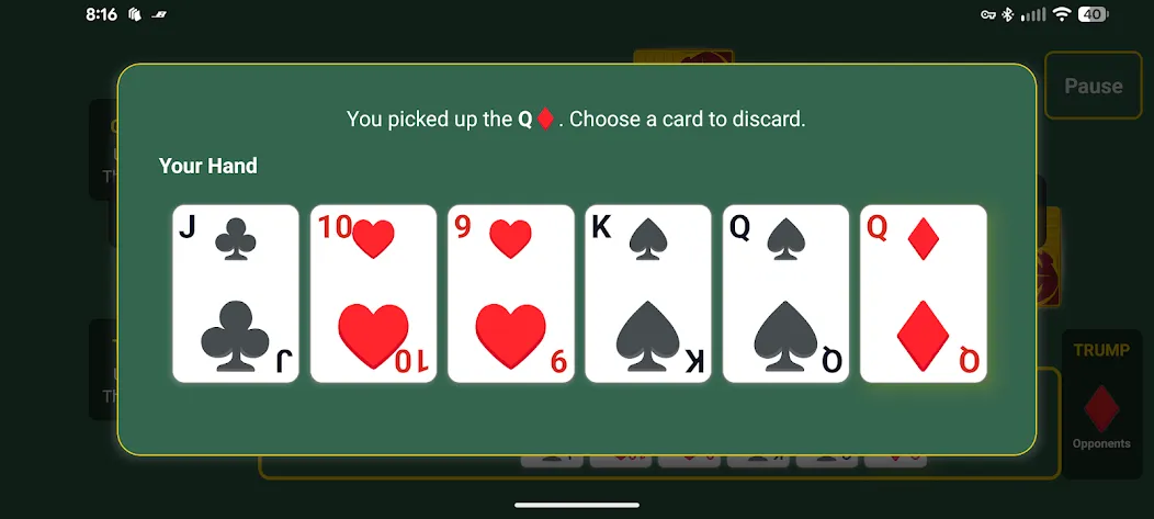 Just Euchre: Offline Card Game screenshot 5