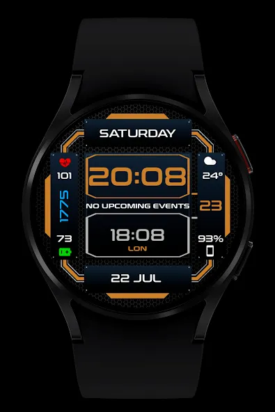 WR 006 Duo Digital Watch Face screenshot 6