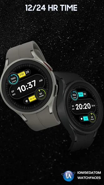 IA130 Simple Digital Watchface screenshot 5
