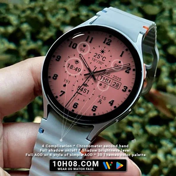 Watch face 10h08.com #67 screenshot 5