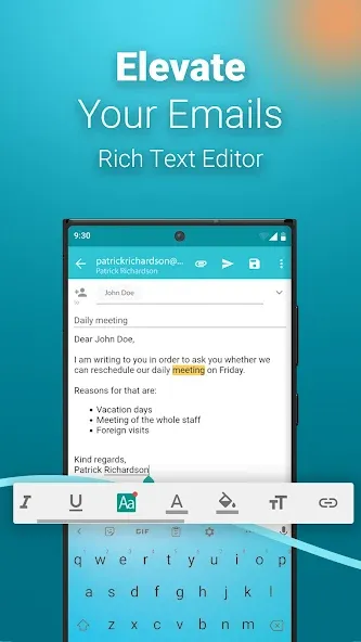 Email Aqua Mail - Fast, Secure screenshot 6