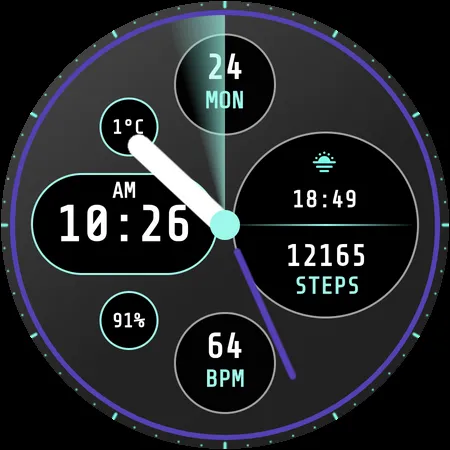 Pure Classic Watch Face screenshot 9