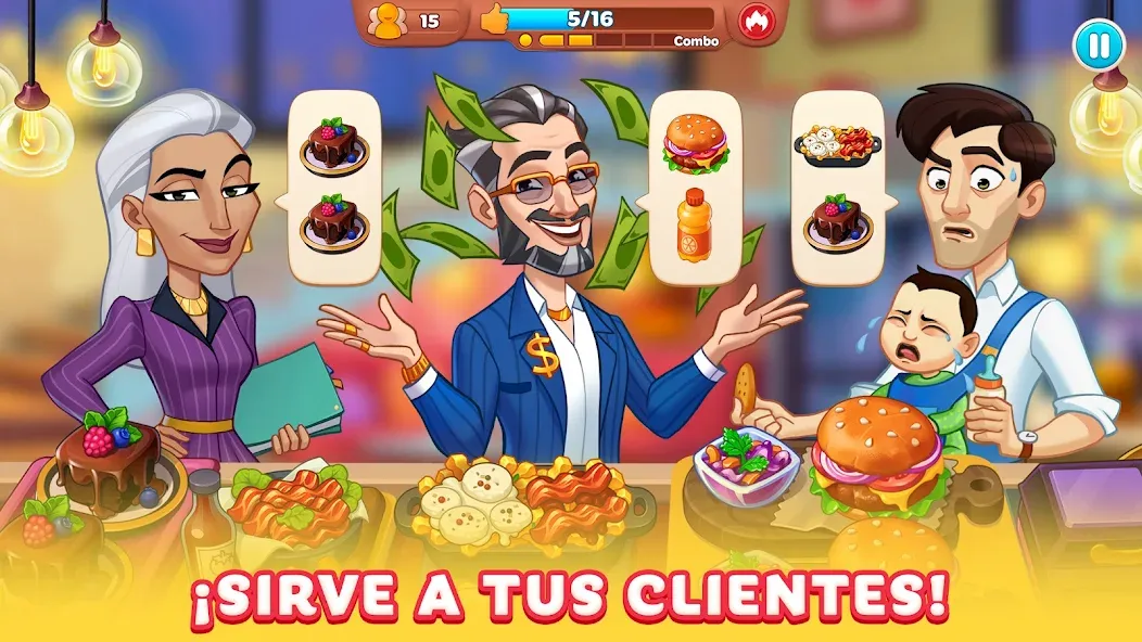 Chef Friends: cafe food game screenshot 4