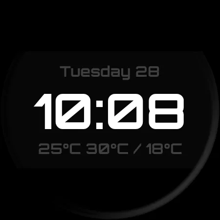 DADAM112: Digital Watch Face screenshot 28