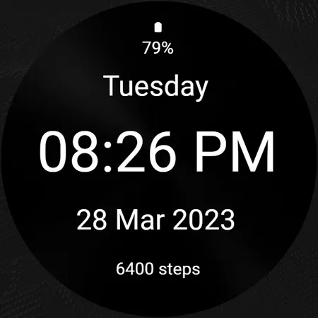 W-Design WOS108 - Watch Face screenshot 3