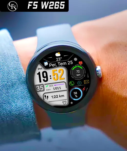 Digital Watchface FSW265 screenshot 5