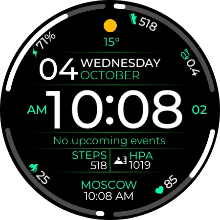 Chester Infinity watch face screenshot 16