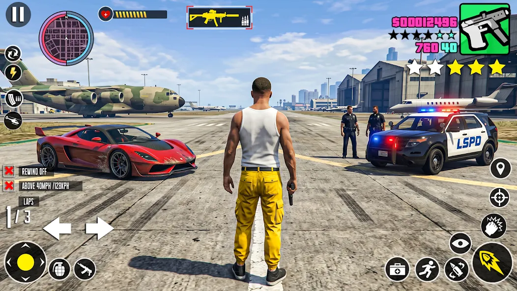Miami Gangster 3D Games screenshot 1
