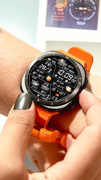 N-SPORT735 Weather Watch Face screenshot 3