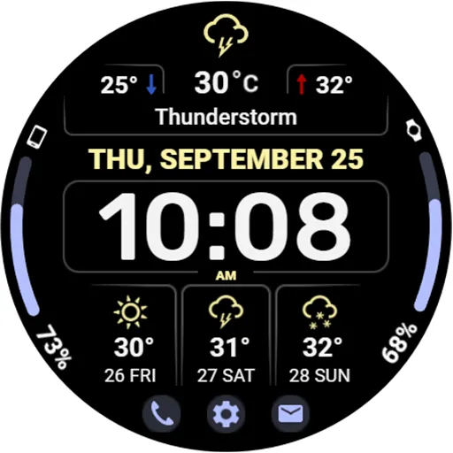 WFP 345 Informer watch face screenshot 37