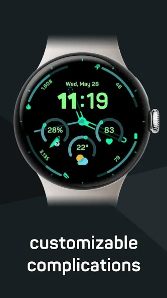 Umbra Hybrid Watch Face screenshot 4