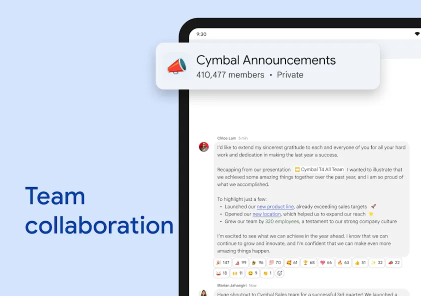 Google Chat screenshot 19
