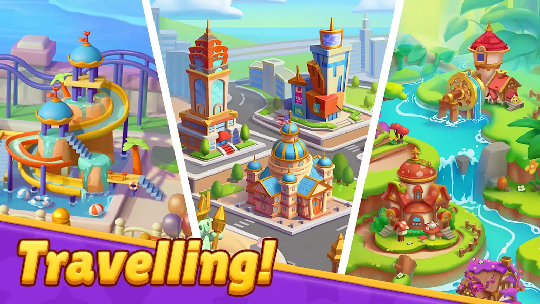 Matching Tiles: City Scape screenshot 6