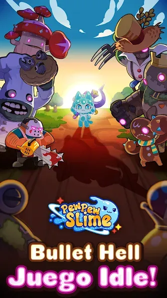 Pew Pew Slime - Idle RPG screenshot 1