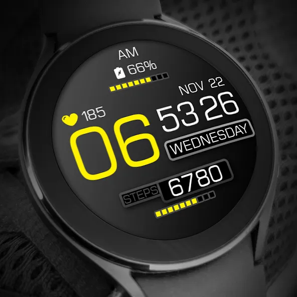 Key110 Digital Watch Face screenshot 7