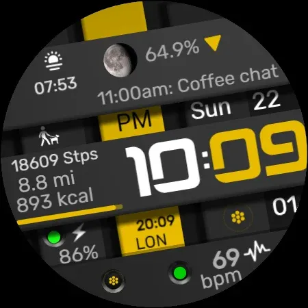 Digital Watch Face CRC042 screenshot 8