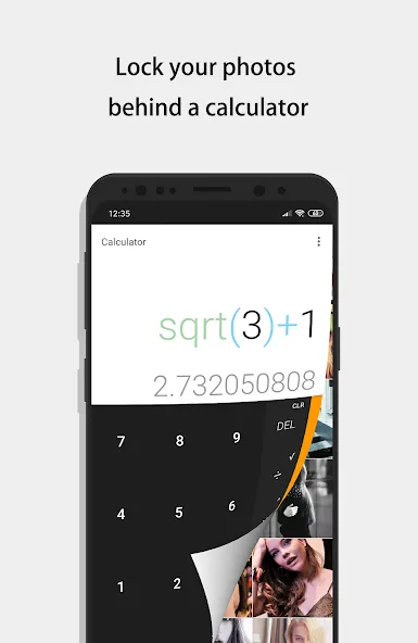 Calculator - photo vault screenshot 1