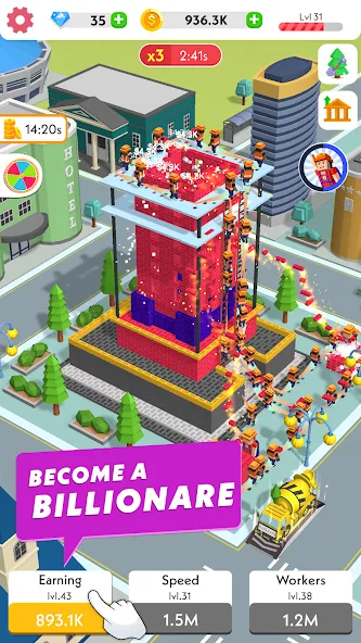 Idle Construction 3D screenshot 1