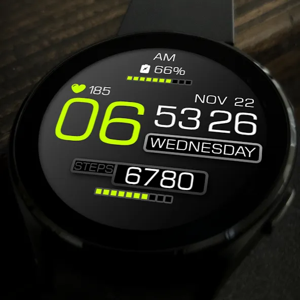 Key110 Digital Watch Face screenshot 6