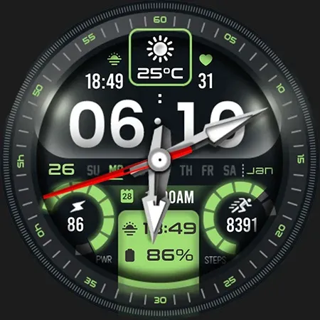 ML2U 364b Hybrid Watch Face screenshot 30