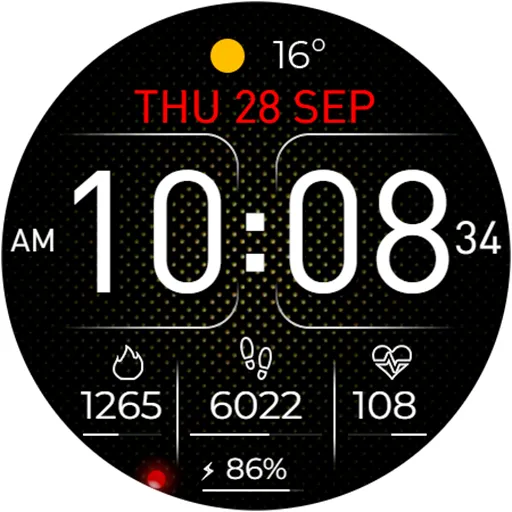 Digital DIGR URX07 Watch face screenshot 16