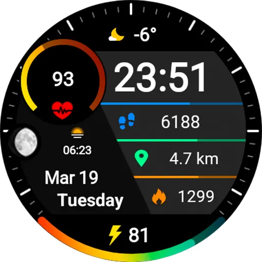 Digital Trost Watch Face screenshot 13