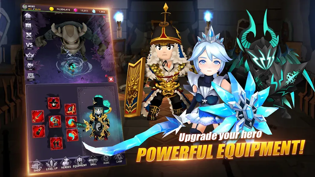 AFK Dungeon : Idle Action RPG screenshot 3
