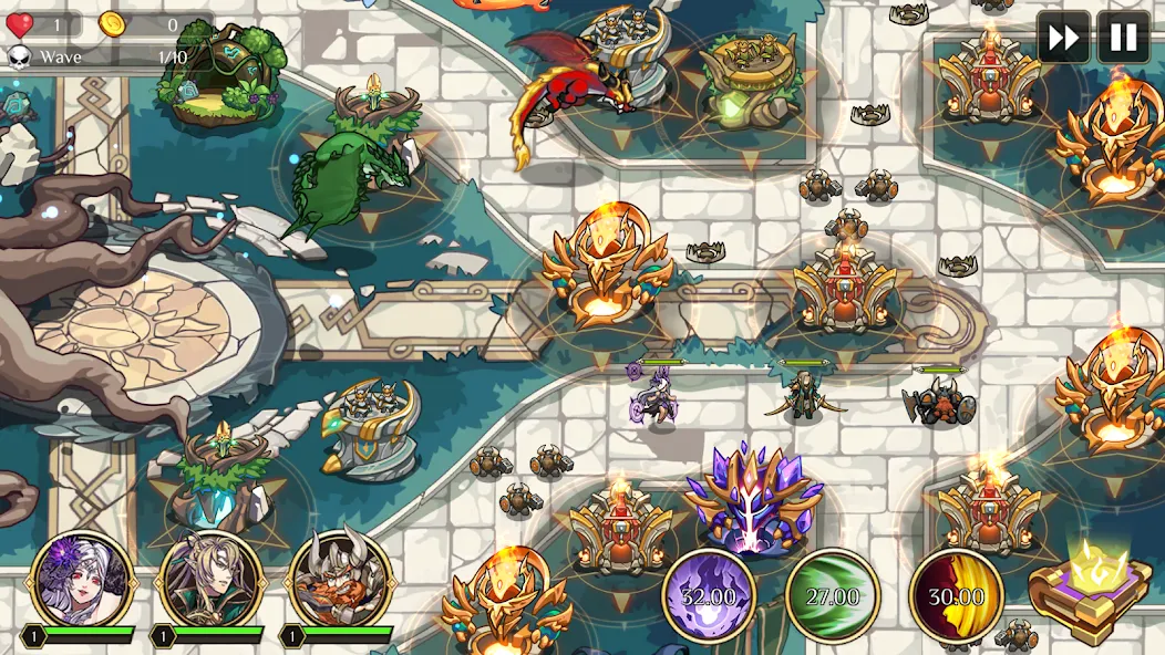 Kingdom War: 타워 디펜스 TD screenshot 4