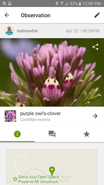 iNaturalist screenshot 1