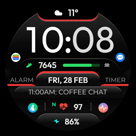 TVV Sport 6 Digital Watch Face screenshot 11