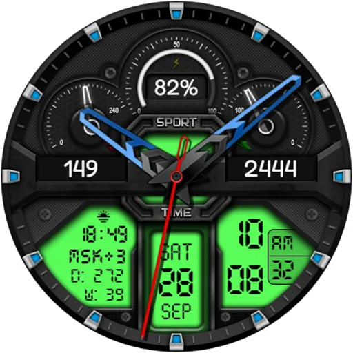 Hybrid NIKANA WS39 Watch face screenshot 20