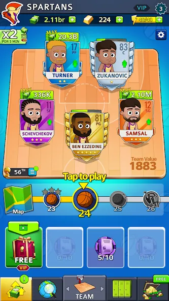 Idle Five Basketball Tycoon screenshot 3